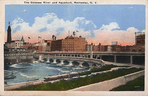Genesee River and Aqueduct
