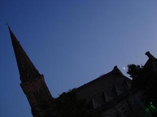 Moon over Church
