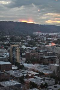 Sunset over Portland